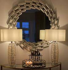 Champagne large  Lanthe Link Mirror. REDUCED clearance