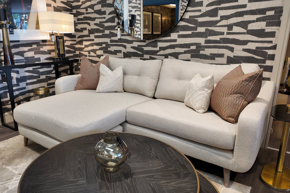 Lisbon compact lounger chaise sofa by Whitemeadow-Chaise sofa-Renaissance Design Studio