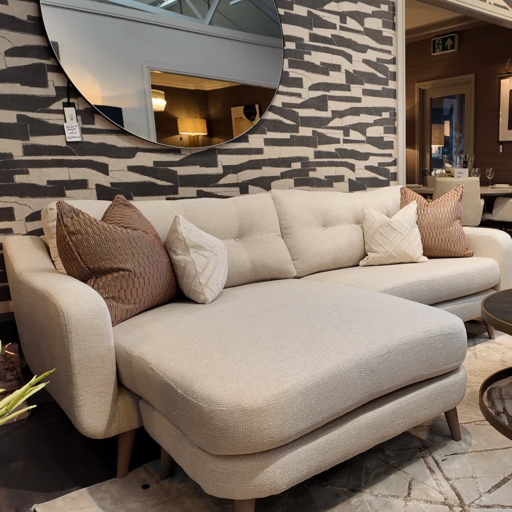 Lisbon compact lounger chaise sofa by Whitemeadow-Chaise sofa-Renaissance Design Studio