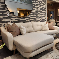 Lisbon compact lounger chaise sofa by Whitemeadow-Chaise sofa-Renaissance Design Studio