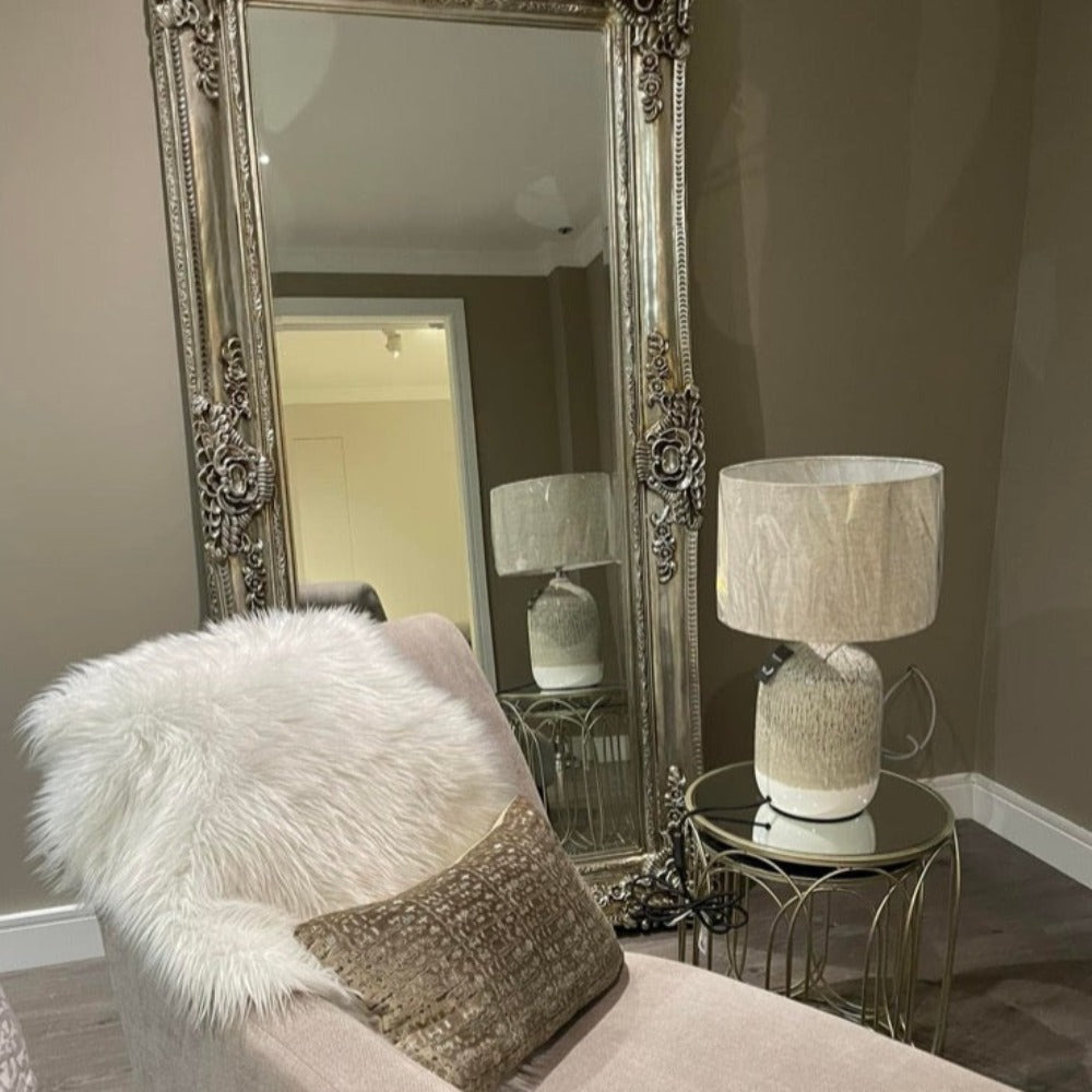 Lovely Lucy table lamp with stunning pattern complete with shade-Table Lamp-Renaissance Design Studio