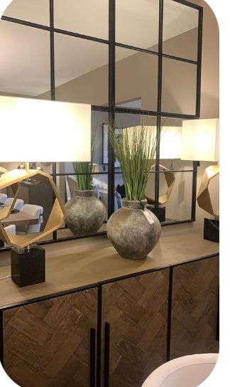 Manhattan P 4- Section Mirror 80 x 80 cm - sold individually. REDUCED-Renaissance Design Studio