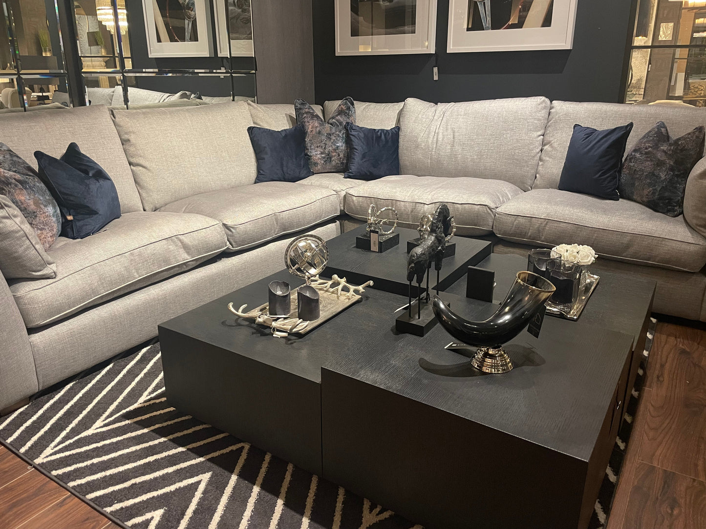 Maxwell custom made XL modular corner sofas in stock on display REDUCED save €1000-corner sofa bespoke-Renaissance Design Studio