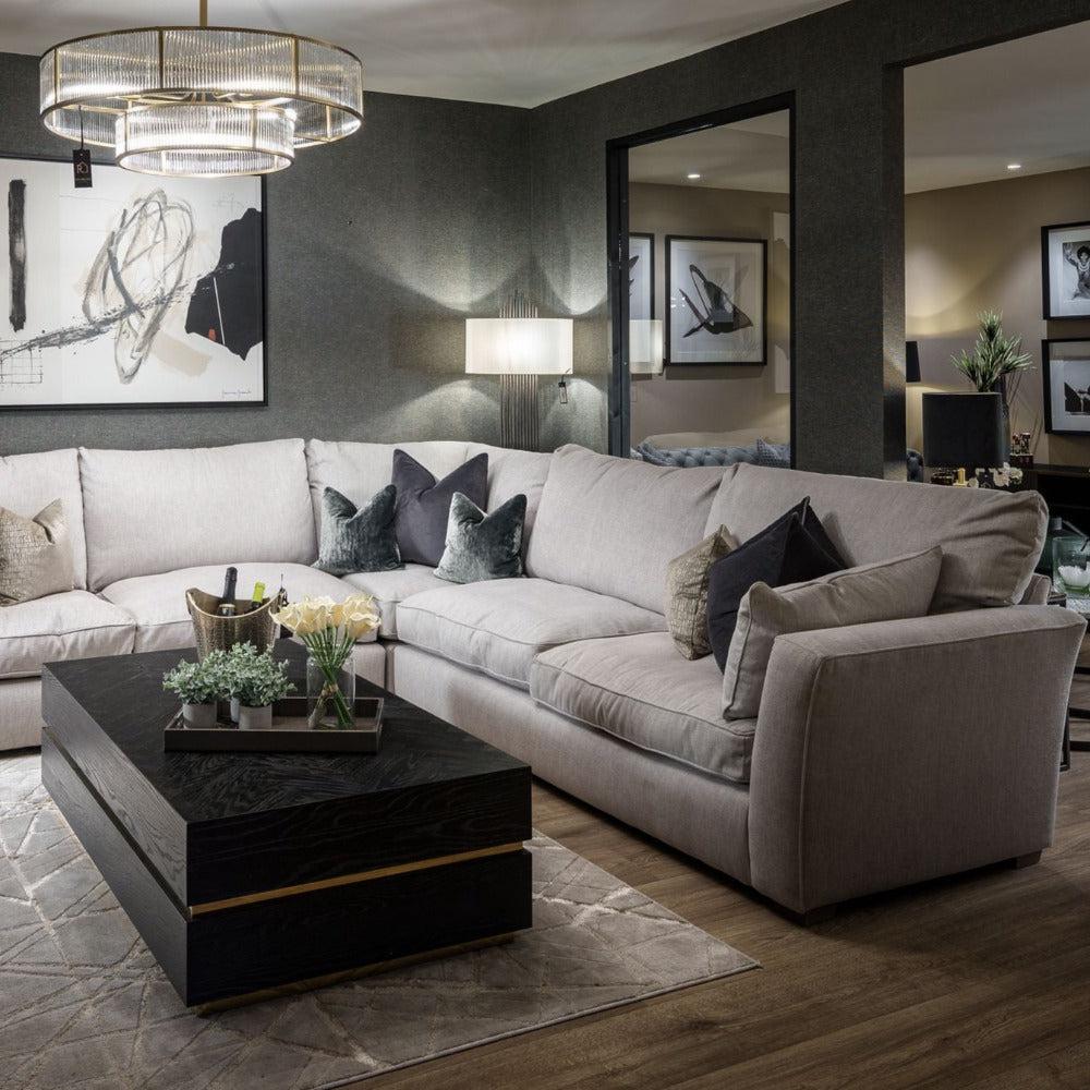 Maxwell luxury x large corner sofa by Westbridge in Marl reduced-Sofas-Renaissance Design Studio