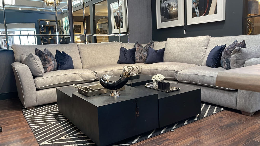 Maxwell luxury x large corner sofa by Westbridge in Marl reduced-Sofas-Renaissance Design Studio