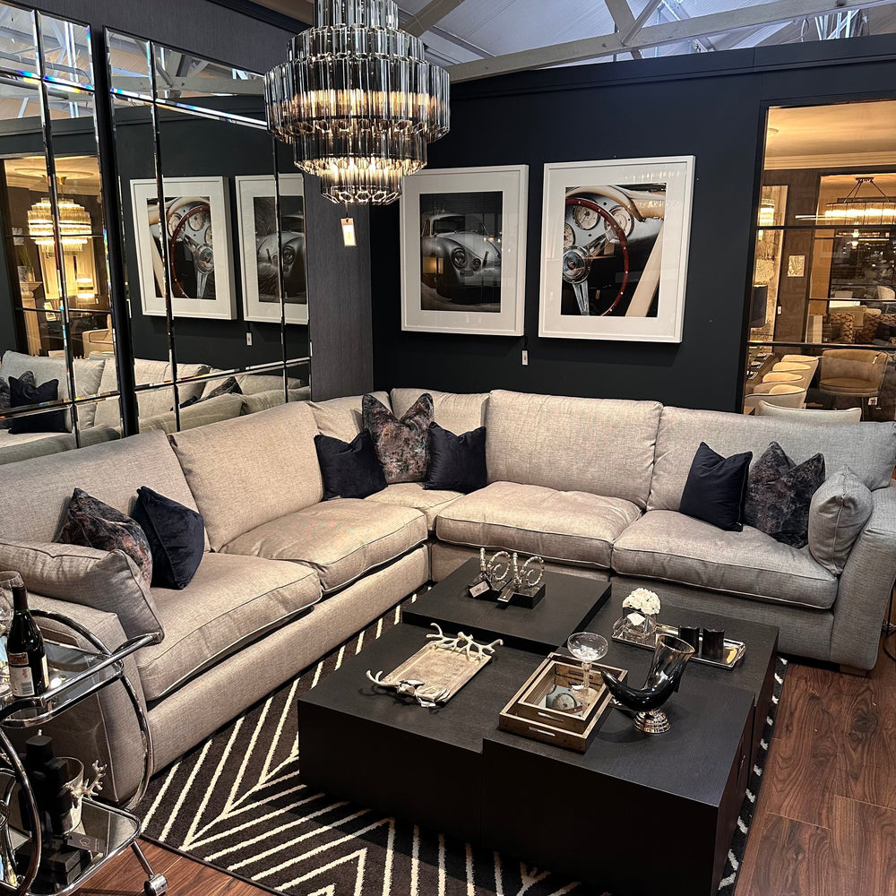 Maxwell luxury x large corner sofa by Westbridge in Marl reduced-Sofas-Renaissance Design Studio