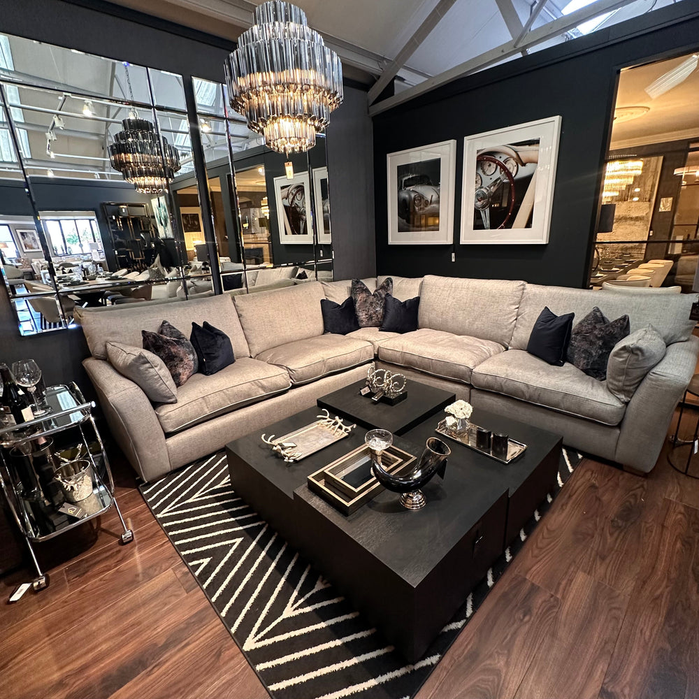 Maxwell luxury x large corner sofa by Westbridge in Marl reduced-Sofas-Renaissance Design Studio