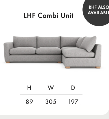 Metro Combi Corner sofa made for YOU by Whitemeadow AF-sofa-Renaissance Design Studio