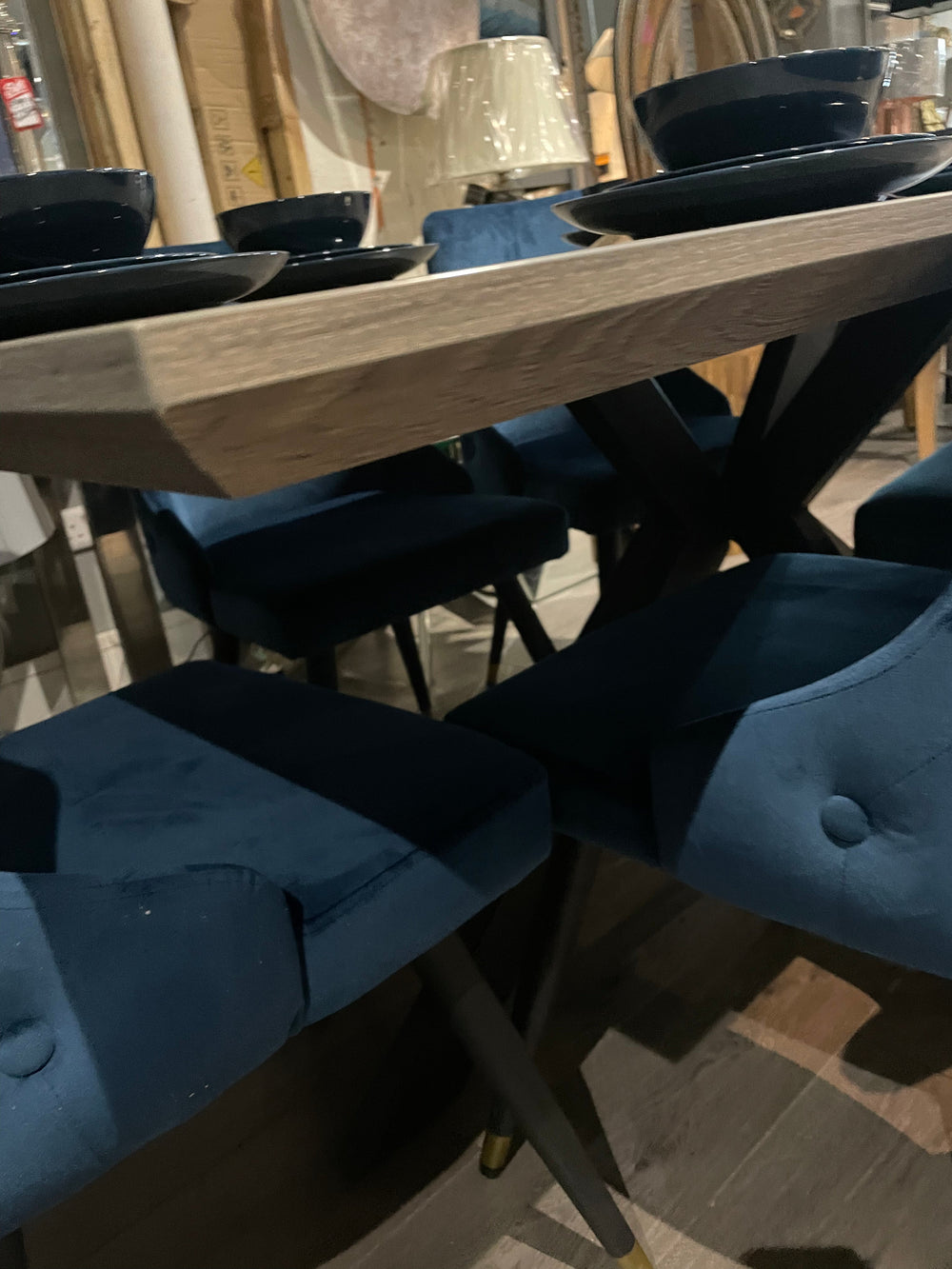 Mirabeau Rectangle extending Dining Table with extra wide smart top-Dining Table-Renaissance Design Studio