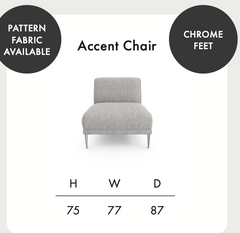 Penthouse fabulous occasional chair Custom Made for you-occasional chair-Renaissance Design Studio