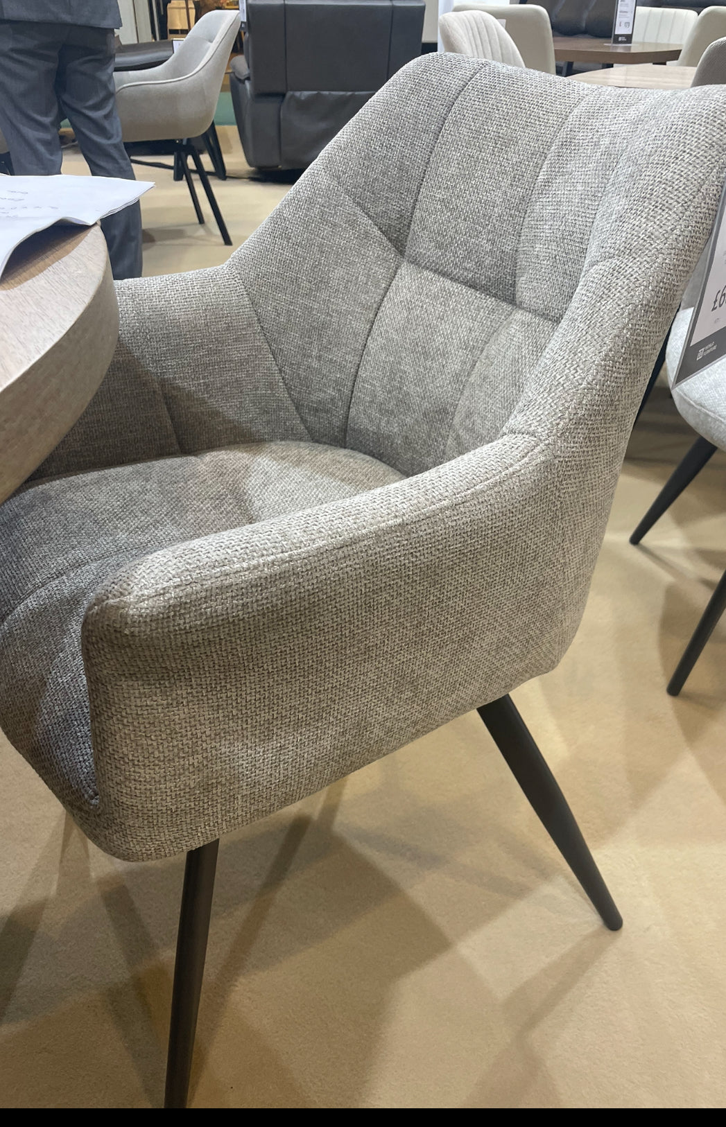 Poppy fabric dining chair Vote top value !