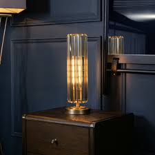Reagan Crystal Table lamp reduced-Table lamps-Renaissance Design Studio