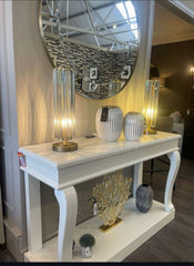 Reagan Crystal Table lamp reduced-Table lamps-Renaissance Design Studio