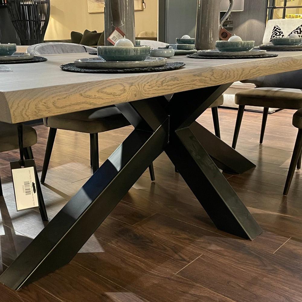 Renaissance Provence Bespoke 6cm solid oak live edge Dining Table-Dining Table-Renaissance Design Studio