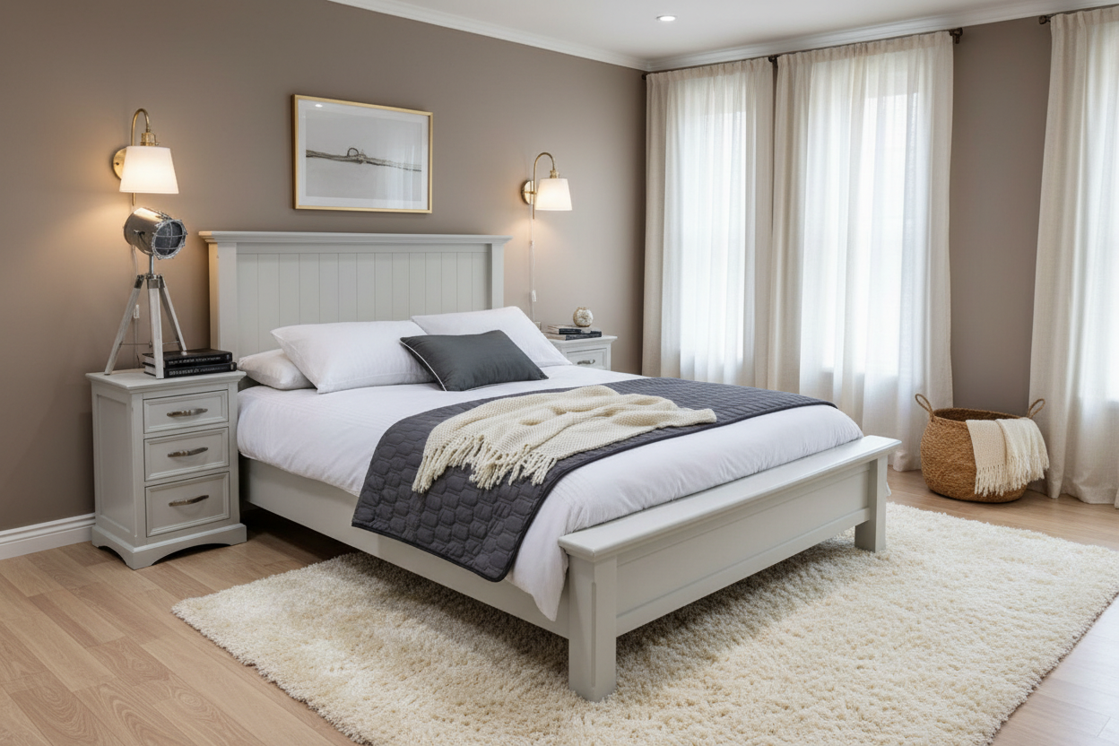 5ft King size master bedroom classic bed reduced