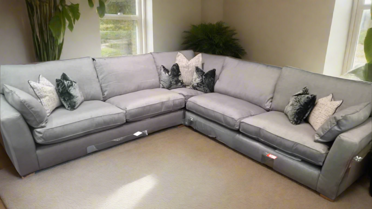 West XL Maxwell modular cushy large corner sofa by westbridge with upgrade fabric at reduced price Westbridge-Renaissance Design Studio