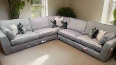 West XL Maxwell modular cushy large corner sofa by westbridge with upgrade fabric at reduced price Westbridge-Renaissance Design Studio