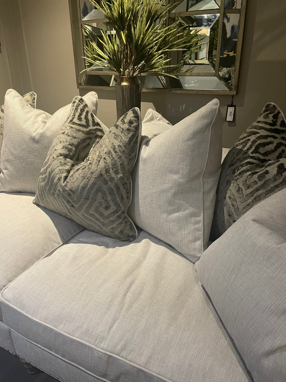 Westbridge Keaton sofa XL plus Loveseat Suite in Jersey flannel fabric . Available from stock and big reduction-Sofa-Renaissance Design Studio