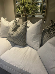 Westbridge Keaton sofa XL plus Loveseat Suite in Jersey flannel fabric . Available from stock and big reduction-Sofa-Renaissance Design Studio