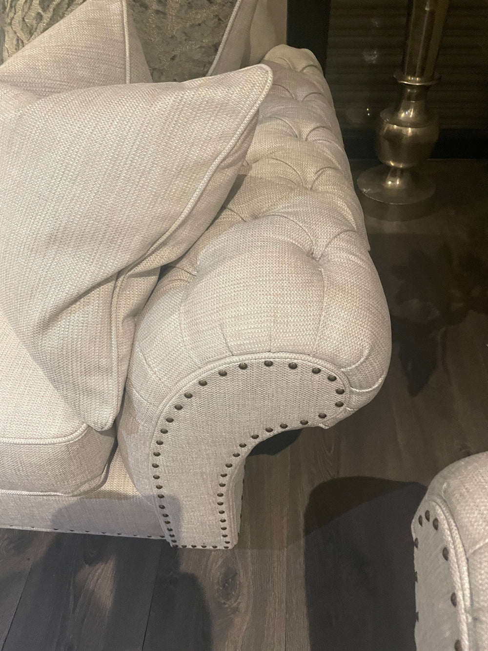 Westbridge Keaton sofa XL plus Loveseat Suite in Jersey flannel fabric . Available from stock and big reduction-Sofa-Renaissance Design Studio