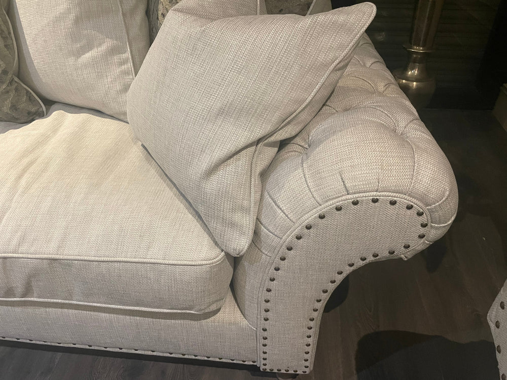 Westbridge Keaton sofa XL plus Loveseat Suite in Jersey flannel fabric . Available from stock and big reduction-Sofa-Renaissance Design Studio