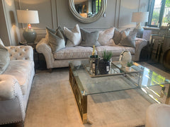 Westbridge Keaton sofa XL plus Loveseat Suite in Jersey flannel fabric . Available from stock and big reduction-Sofa-Renaissance Design Studio