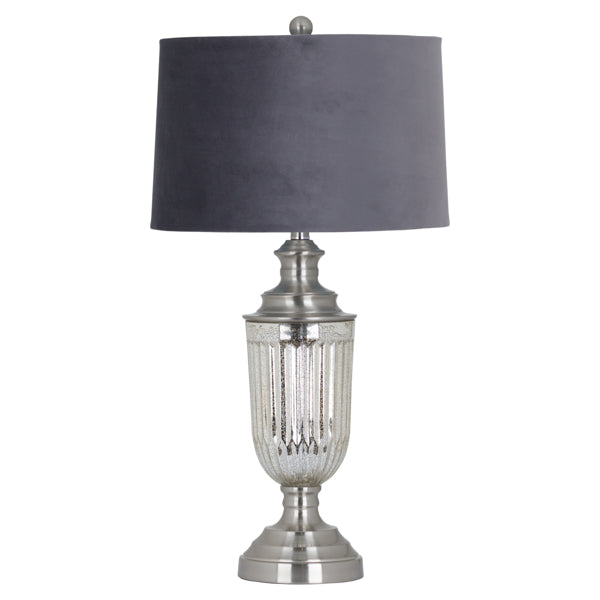 Penelope glass table lamp urn style  76 cm