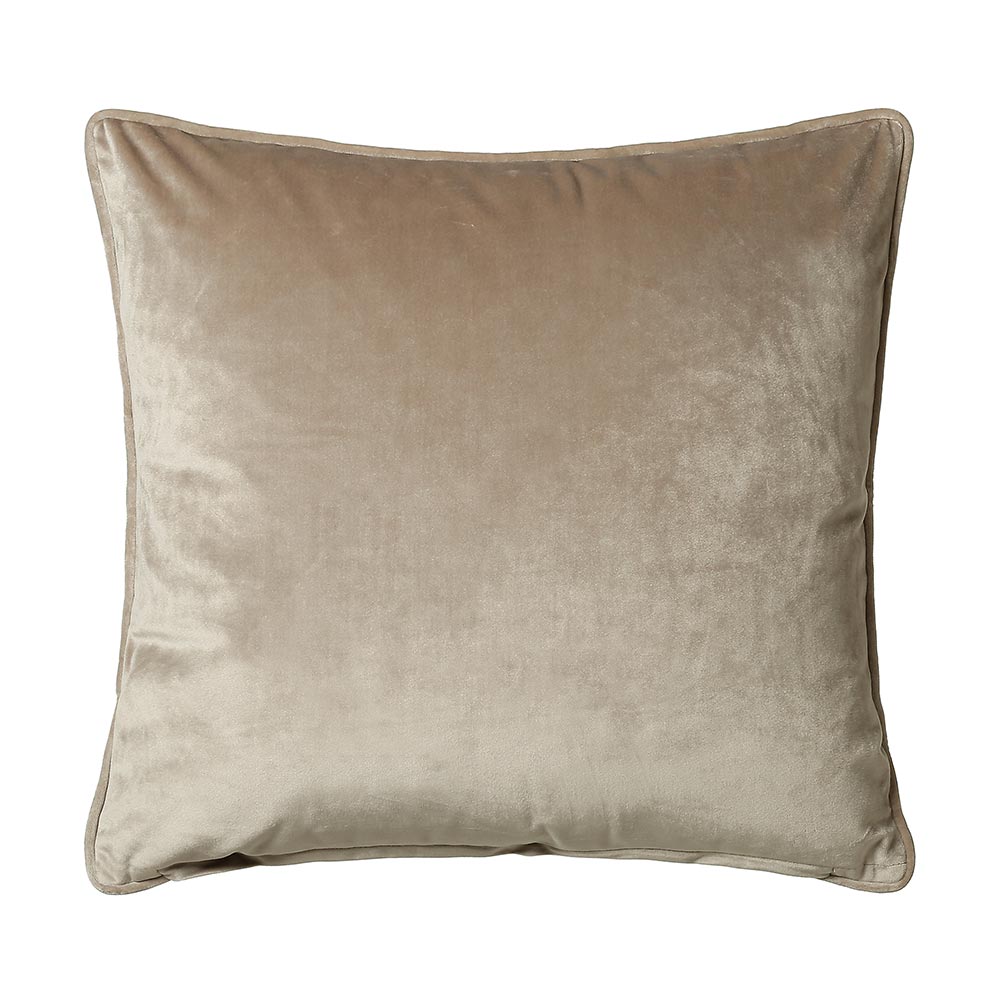 Bellini Velour Plain Velvet feather filled cushions in 45cm