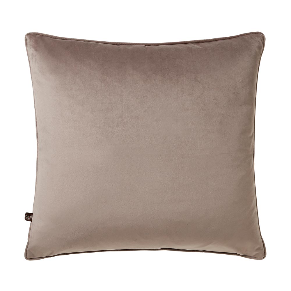 Bellini Velour Plain Velvet feather filled cushions in 45cm