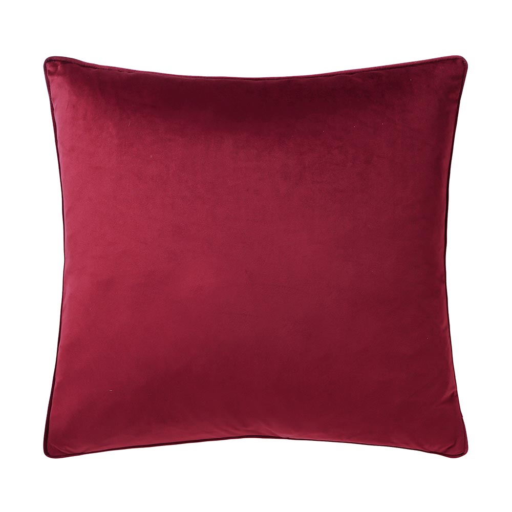 Bellini Velour Plain Velvet feather filled cushions in 45cm