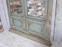 Gothic rustic window mirror with arch