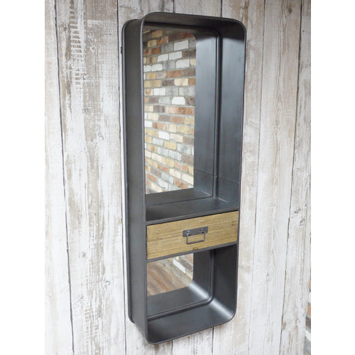 Urban Vintage Retro Wall Shelf Unit 4332  half price to collect