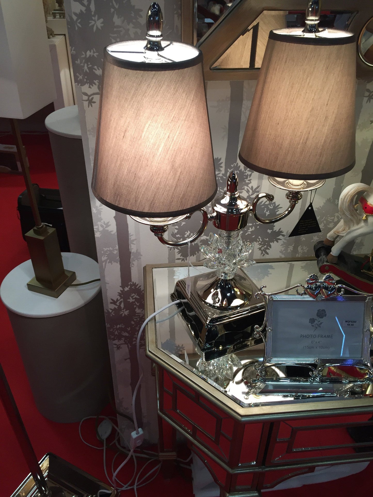 Stunning Twin head table lamp special  at clearance price Instore