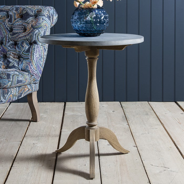 Dexter faux concrete side table REDUCED TO CLEAR   Click N Collect
