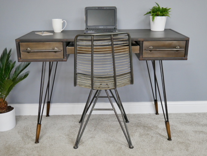 Retro desk on special clearance offer  click n collect