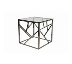 Alluring  chrome side table to order