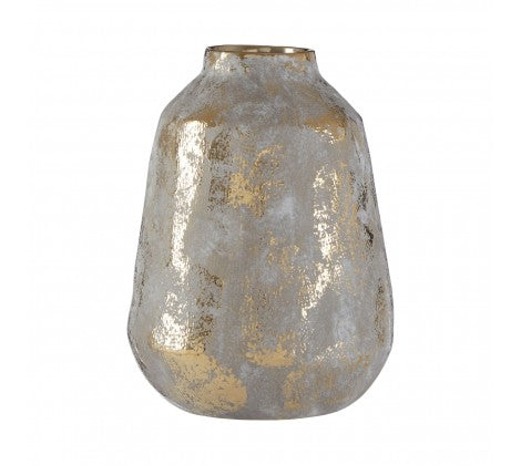 ORVENA gold and grey ceramic vase in 3 sizes