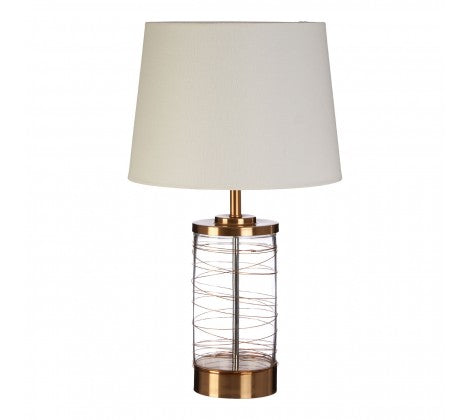Zola Table lamp with linen shade