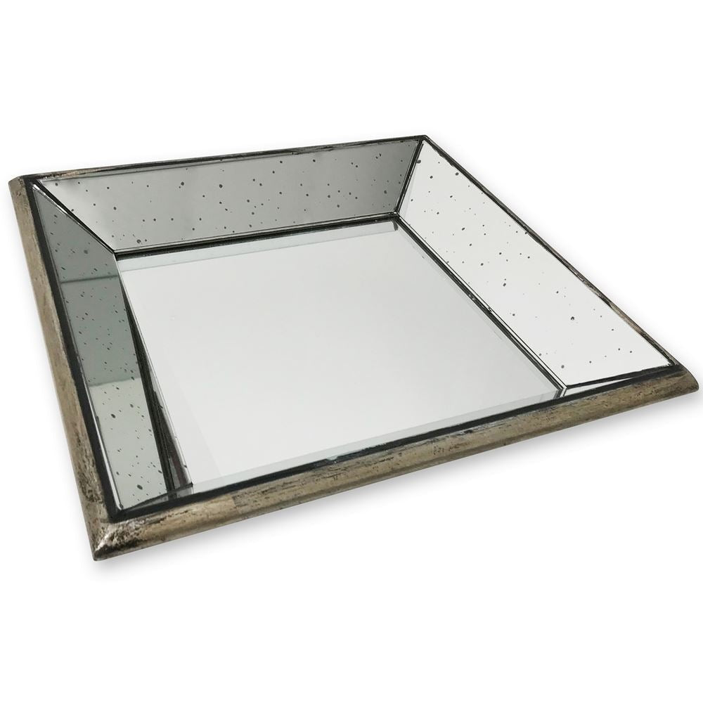 Astoria mirrored trays with antiqued appearance Click N Collect