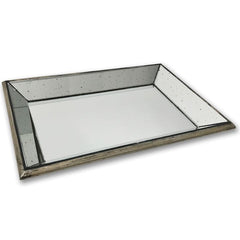 Astoria mirrored trays with antiqued appearance Click N Collect