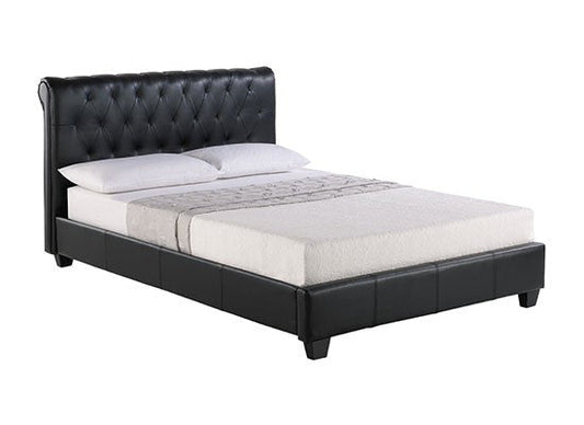 Amalfi Double Bedstead  black PU... One Only €199.95 instore  !