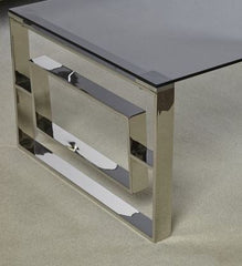 Apex Smoked Glass Coffee Table reduced Collect ex display half price deal
