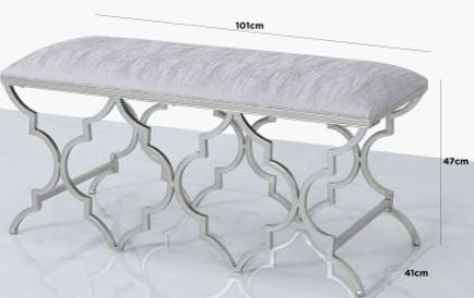 Marrakech New metal  Bench
