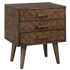 Havana 3 drawer bedside cabinet