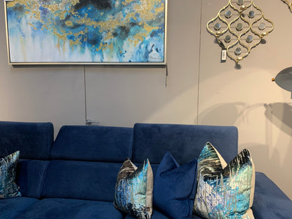 Oksana Blue Cushion 58 x 58cm