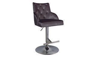 Jimmy  Gas Swivel Lift Bar Stool - Charcoal Grey  Velvet  for collection WhatsApp 0896031545