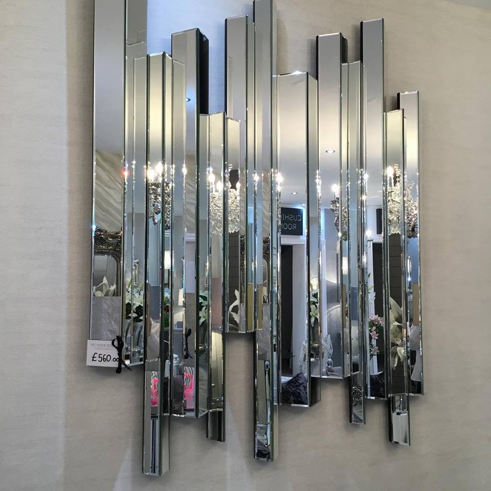 Prism Elan mirror 2 x set   Showstopper SHOWHOUSE  mirrors x pair of 2