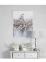 Pink and silver canvas picture 60 x 80 cm CLEARANCE OFFER free delivery