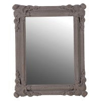 Taupe French style mirror with corner detail  ex display /showroom . Instore purchase only