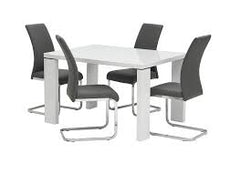 Soho 1.5 high gloss table with glass top   CLEARANCE OFFER for collection
